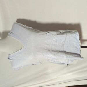 Sleeveless, hooded sweatshirt